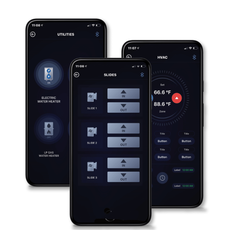 application control interface for mobile devices