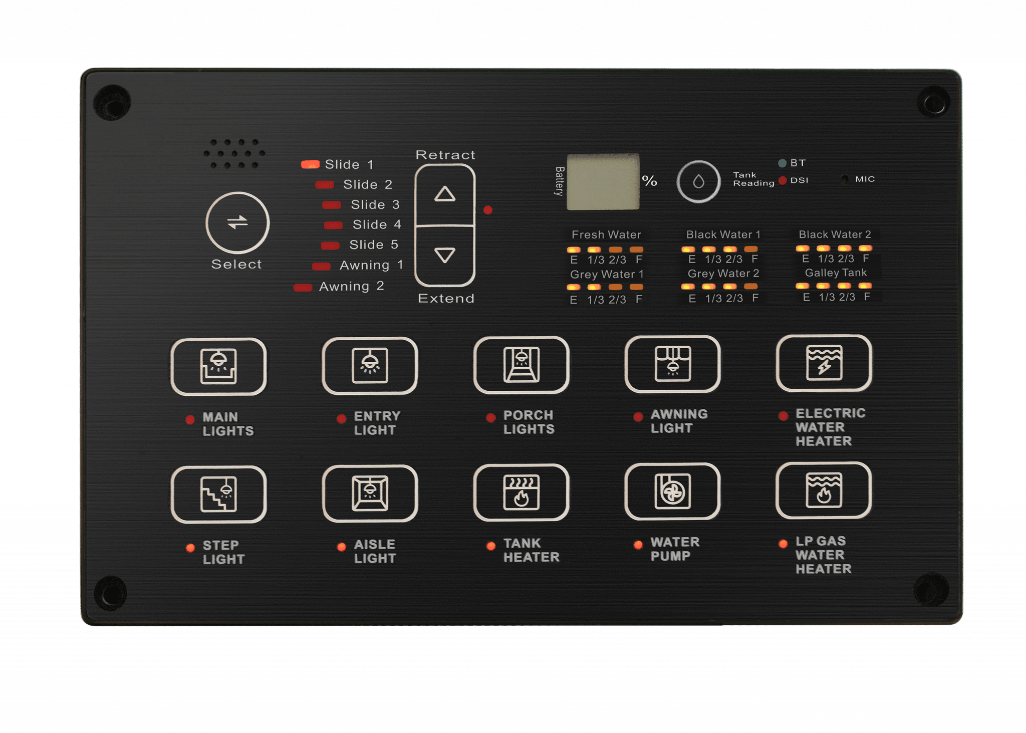 CP50 Smart RV Control Panel EZControl